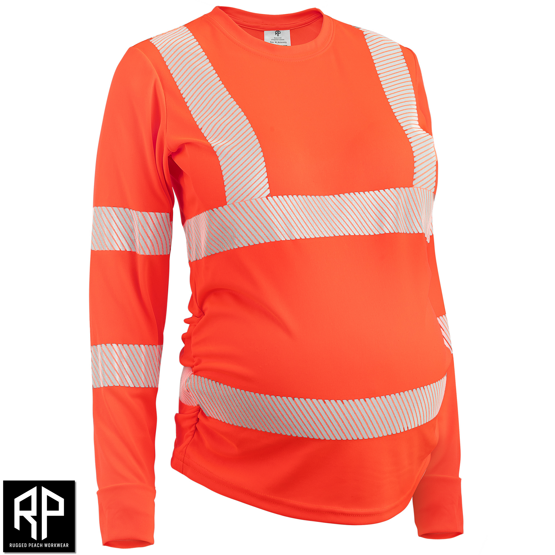 ANSI Class 2 Type R  Hi-Vis Maternity Long Sleeve Shirt