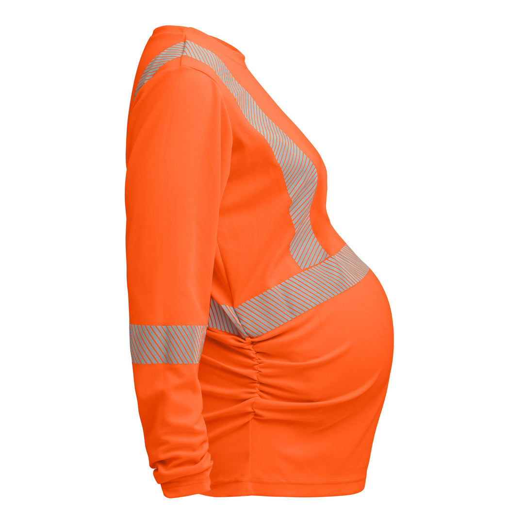 maternity-hivis-safety-shirt-pregnant-construction-worker-industrial-worker-compliant-ppe
